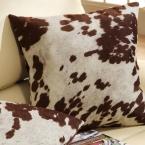 HomeSullivan Polyester Cowhide Print Toss Pillow (Set of 2)