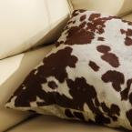 HomeSullivan Polyester Cowhide Print Toss Pillow (Set of 2)