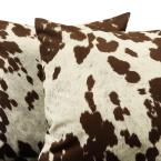 HomeSullivan Polyester Cowhide Print Toss Pillow (Set of 2)