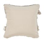 LR Resources Zanthia Bespeckled 20 in. x 20 in. Natural/Black Indoor Throw Pillow