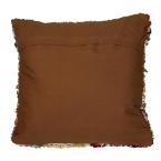 LR Resources Motley LR04011 Multi 18 in. x 18 in. Chindi Throw Pillow